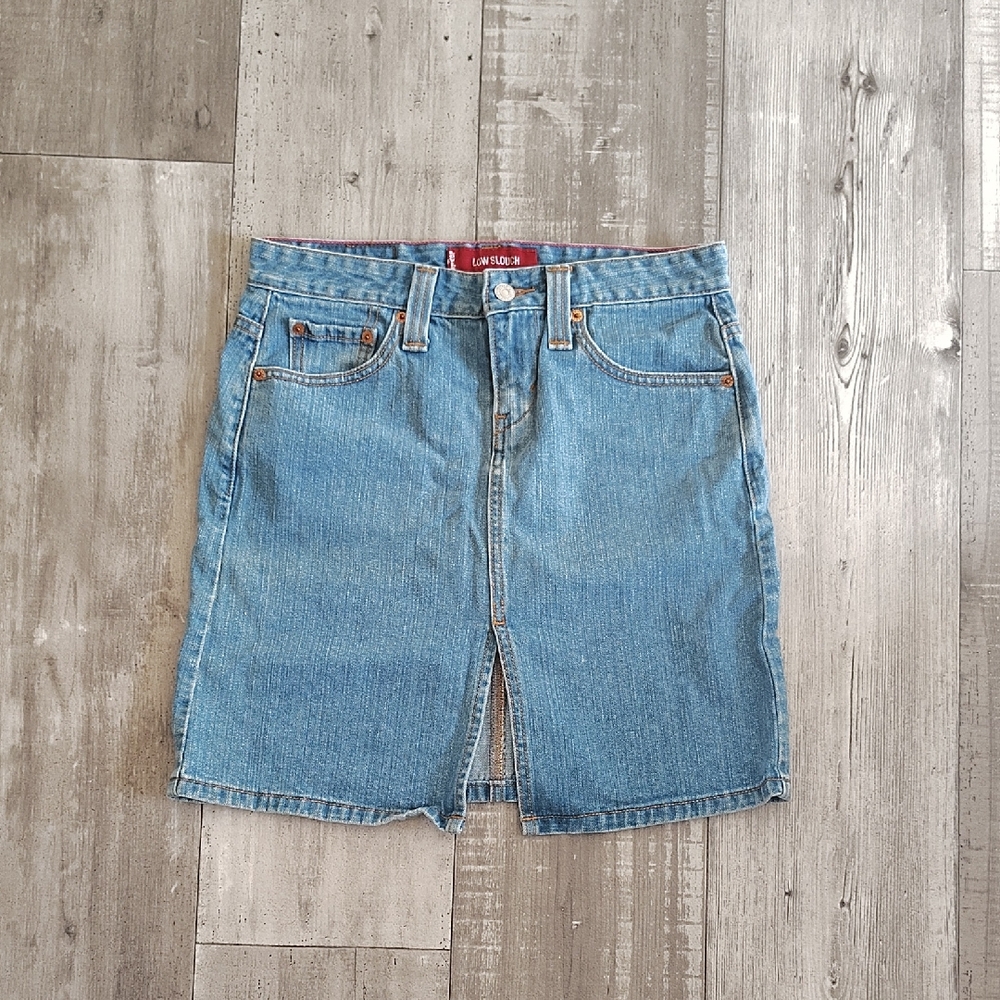 Levi's Light Blue Denim Skirt